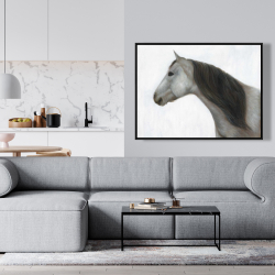 Framed 36 x 48 - Winter horse