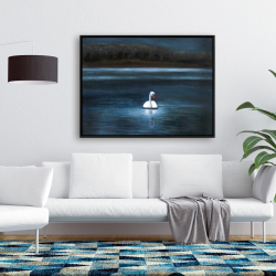Encadré 36 x 48 - Magnifique cygne