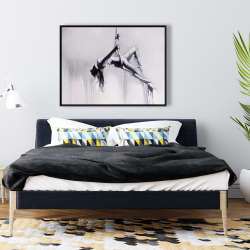 Framed 36 x 48 - Dancer on aerial contortion
