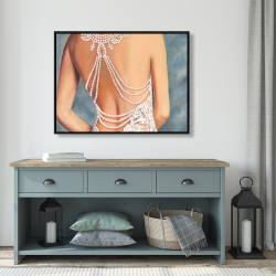 Framed 36 x 48 - Wedding dress