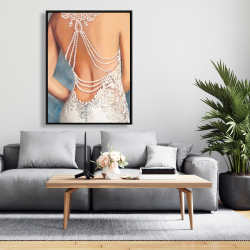 Framed 36 x 48 - Wedding dress