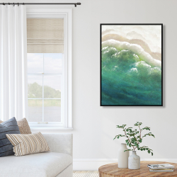 Framed 36 x 48 - Turquoise sea