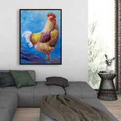 Framed 36 x 48 - Beautiful rooster