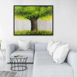 Framed 36 x 48 - Big green tree