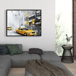 Encadré 36 x 48 - Taxis à new york