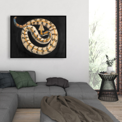 Framed 36 x 48 - Southern timber rattlesnake