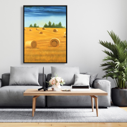Encadré 36 x 48 - Paysage de la campagne