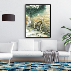 Encadré 36 x 48 - Vieille bicyclette urbaine