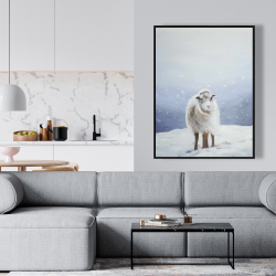 Framed 36 x 48 - Long hair sheep