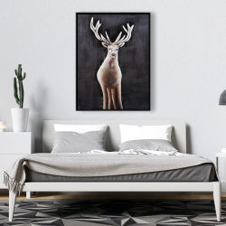 Framed 36 x 48 - Lonely deer