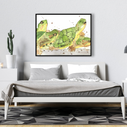 Framed 36 x 48 - Small aquatic turtles