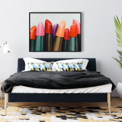Framed 36 x 48 - Lipstick collection