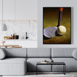 Framed 36 x 48 - Closeup of a golf club