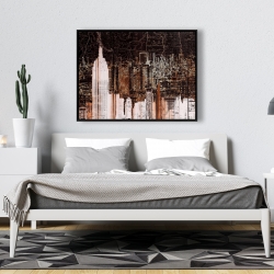 Framed 36 x 48 - The empire city of newyork