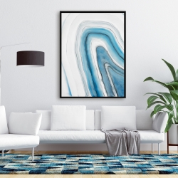 Framed 36 x 48 - Round geode
