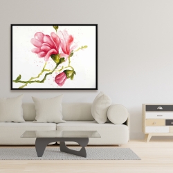 Encadré 36 x 48 - Fleurs de magnolia