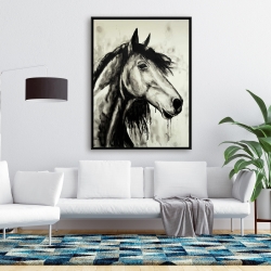Encadré 36 x 48 - Cheval spirit