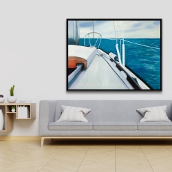 Framed 36 x 48 - Sail on the water