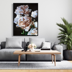 Framed 36 x 48 - Peonies