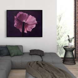 Encadré 36 x 48 - Pétales mauve