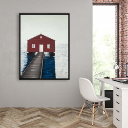 Encadré 36 x 48 - Hangar à bateaux