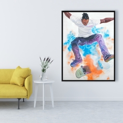 Framed 36 x 48 - Skater