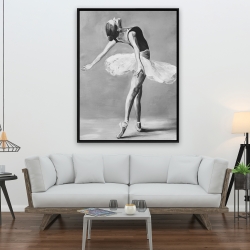 Framed 36 x 48 - Classic ballet dancer
