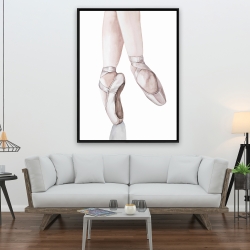Framed 36 x 48 - Ballerina feet