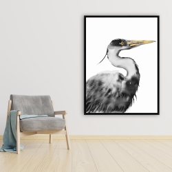 Framed 36 x 48 - Great heron