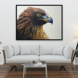Framed 36 x 48 - Brown-headed eagle