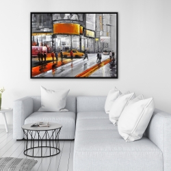 Framed 36 x 48 - Circulation in times square