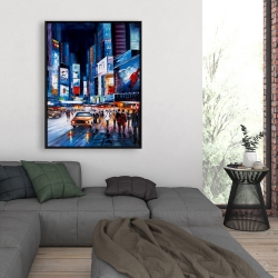 Framed 36 x 48 - Times square perspective