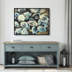 Encadré 36 x 48 - Coquilles d'huîtres