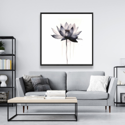 Encadré 48 x 48 - Fleur aquarelle
