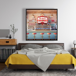 Encadré 48 x 48 - Glace rétro