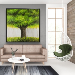 Framed 48 x 48 - Big green tree