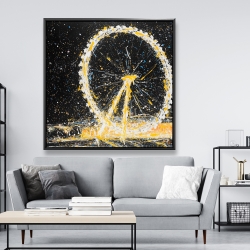 Framed 48 x 48 - Abstract london eye