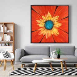 Framed 48 x 48 - Flower middle