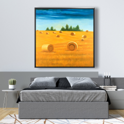 Encadré 48 x 48 - Paysage de la campagne