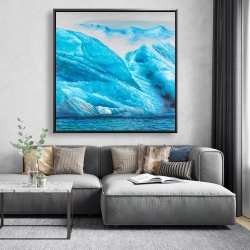 Framed 48 x 48 - Icebergs