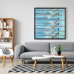 Framed 48 x 48 - Olympic swimmers