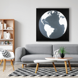Encadré 48 x 48 - Vue satellite de la terre