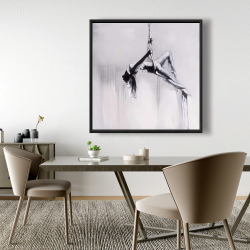 Framed 48 x 48 - Dancer on aerial contortion