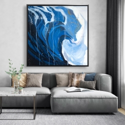Encadré 48 x 48 - Vague abstraite en mouvement