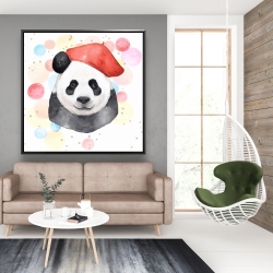 Encadré 48 x 48 - Panda artiste