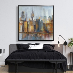 Framed 48 x 48 - Cityscape with chrysler building