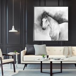 Encadré 48 x 48 - Domino le cheval