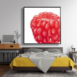 Framed 48 x 48 - Raspberry