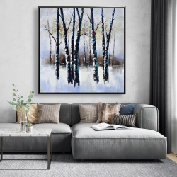 Encadré 48 x 48 - Arbres gelés