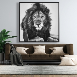 Framed 48 x 48 - The lion king